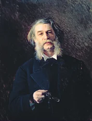 Porträt von Dmitri Wassiljewitsch Grigorowitsch (1822-99), 1876